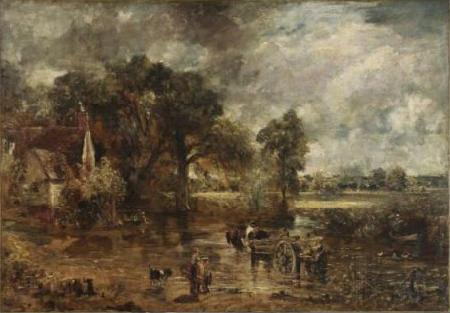 John Constable Full-scale study for The Hay Wain France oil painting art